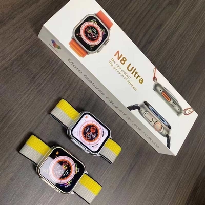 N8 Ultrareeks 8 Volledig scherm Programmeerbaar Smart Watch 49mm 2,0 Duim