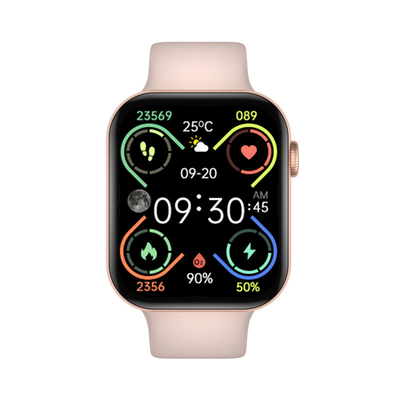 Het gespleten Scherm 44mm NFC Smartwatch voor Android-Celtelefoon bouwt Digitale Spelen in
