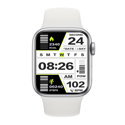 Reeks 7 van vrouwen het Programmeerbare Smart Watch van Popglory voor Iphone 230mAh