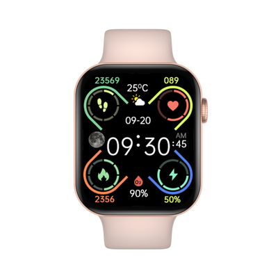 IPS Kleuren Volledige aanraking Android Compatibele Smartwatch 44mm