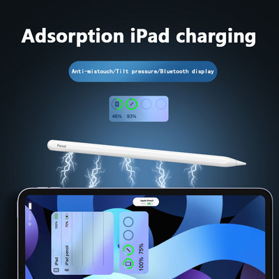 2ND Generatienaald Actief Capacitief Pen With Apple Pencil Tips 140mAh