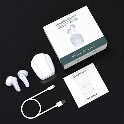 Jerry 6976 HALLO Slim Oortelefoonlawaai die Bluetooth Earbuds F69 annuleren